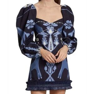 JOHANNA ORTIZ Native Tribes Raffia-Trimmed - worn once. Altered to size 4